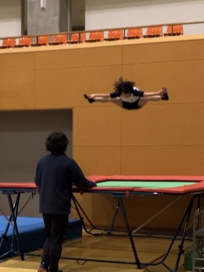 HP用トリミングトランポリン水曜日